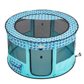 Foldable Dog Play Pen Round